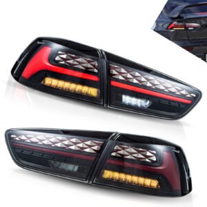Smoked Tail Lights For Mitsubishi Lancer EVO X 2008 - 2020