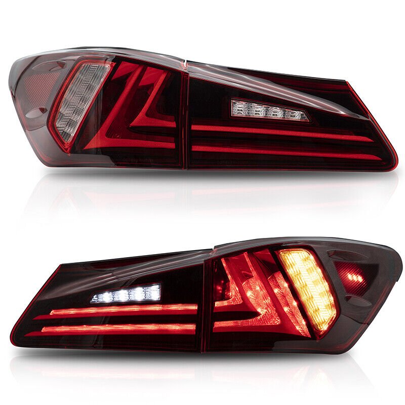 Tail Lights For Lexus IS250 350 ISF 2006 - 2014 - Image 7