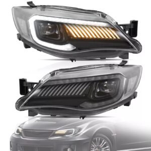Headlights For Subaru Impreza 2008 - 2011 WRX 2008 - 2014