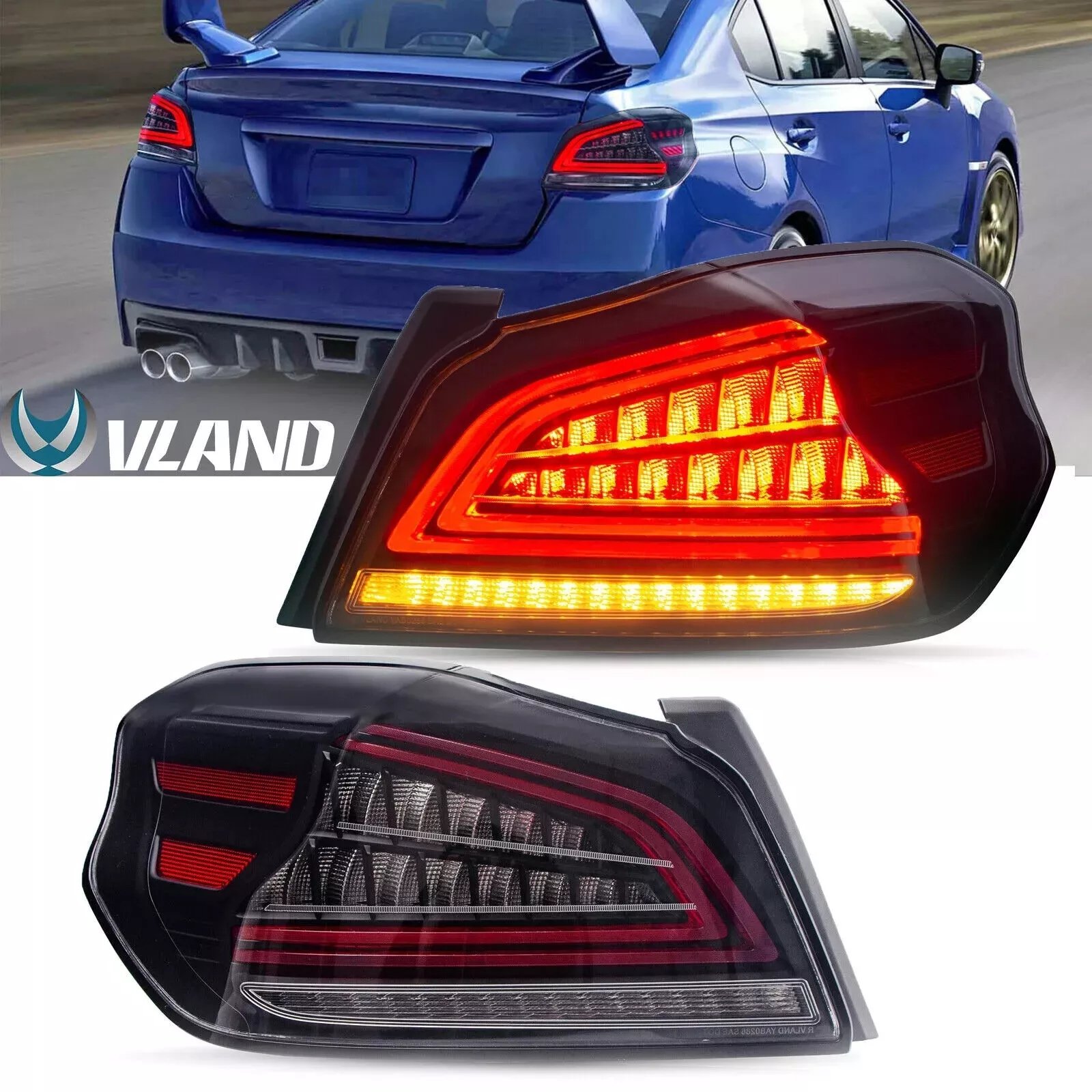 Tail Lights For Subaru WRX 2015 - 2021