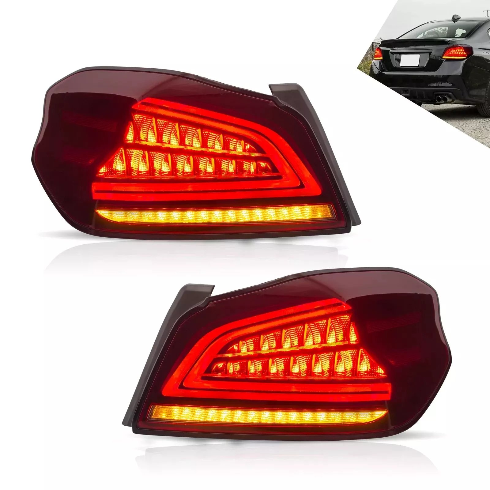 Tail Lights For Subaru WRX 2015 - 2021 - Image 9