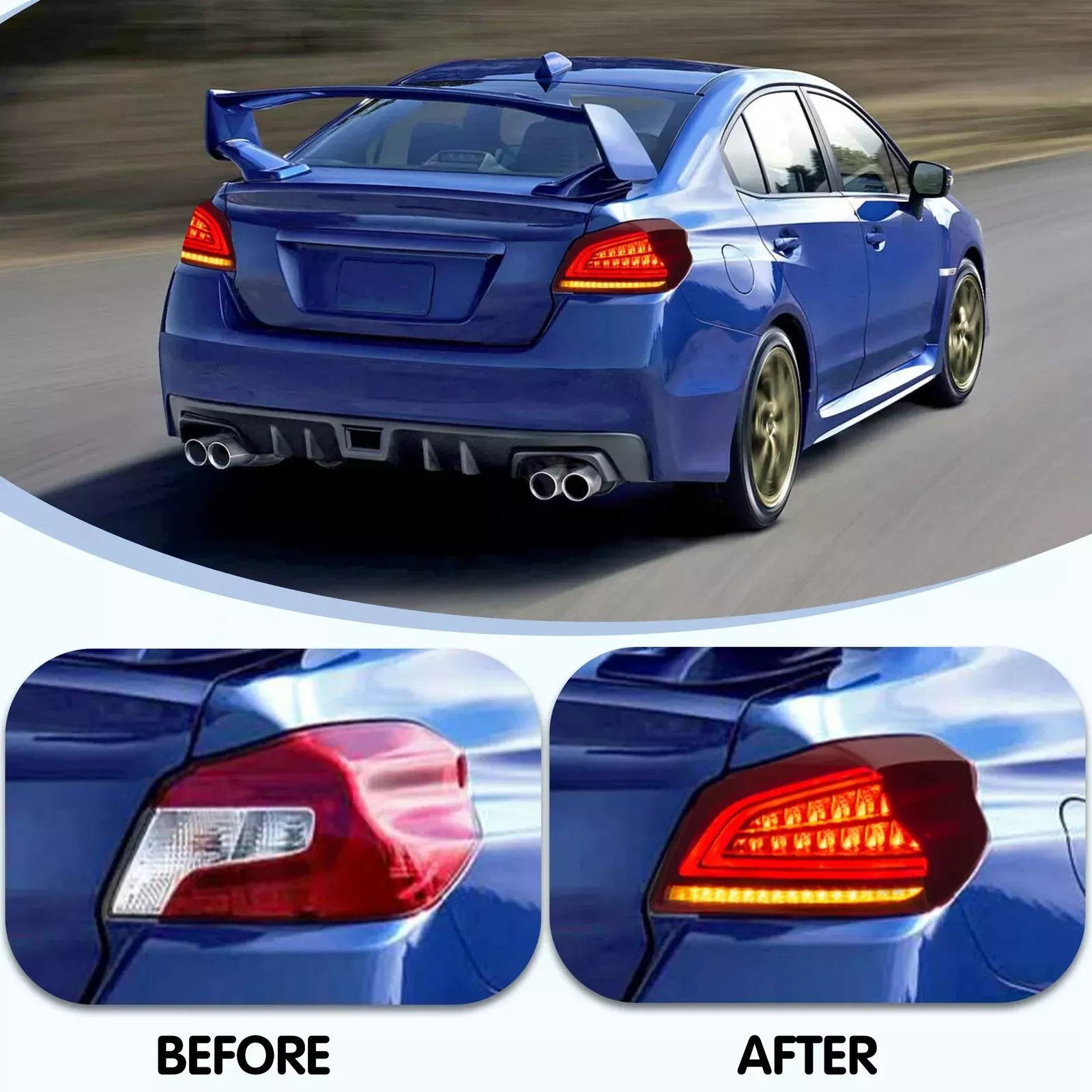 Tail Lights For Subaru WRX 2015 - 2021 - Image 14
