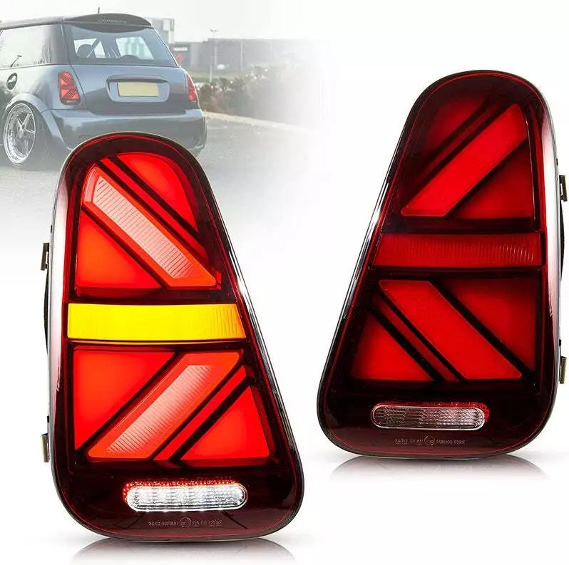Tail Lights Clear For 2001 - 2006 BMW Mini Cooper R50 R52 R53