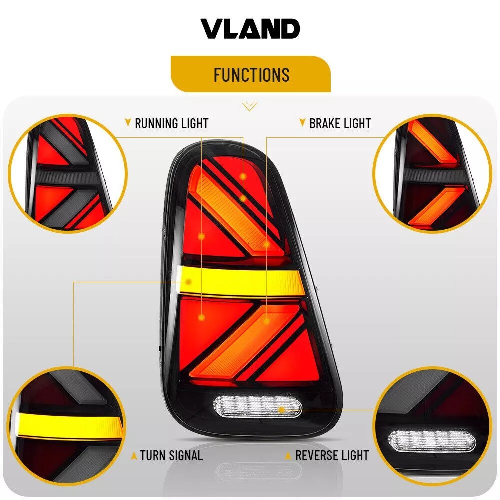 Tail Lights Clear For 2001 - 2006 BMW Mini Cooper R50 R52 R53 - Image 6