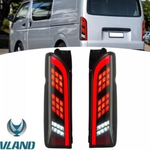Tail Lights SMOKED For Toyota Hiace 2005 - 2018