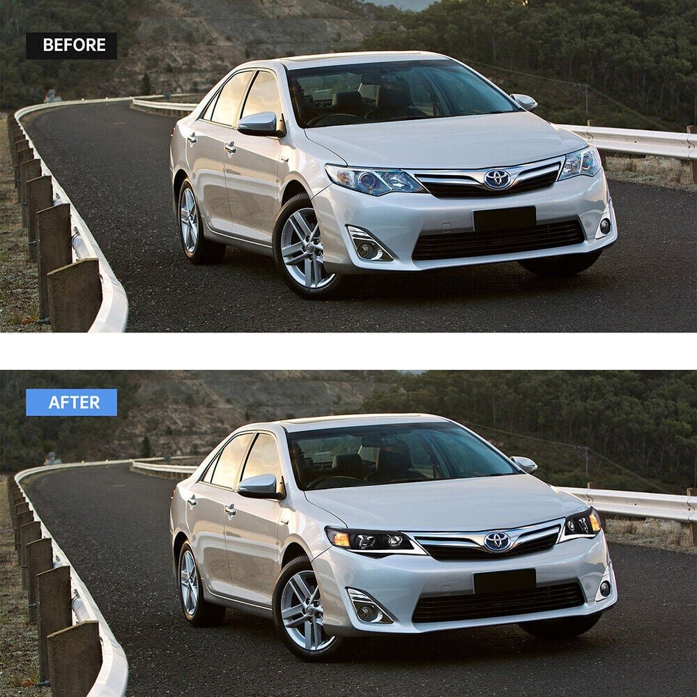 Headlights For Toyota Camry 2012 - 2014 Pair - Image 5