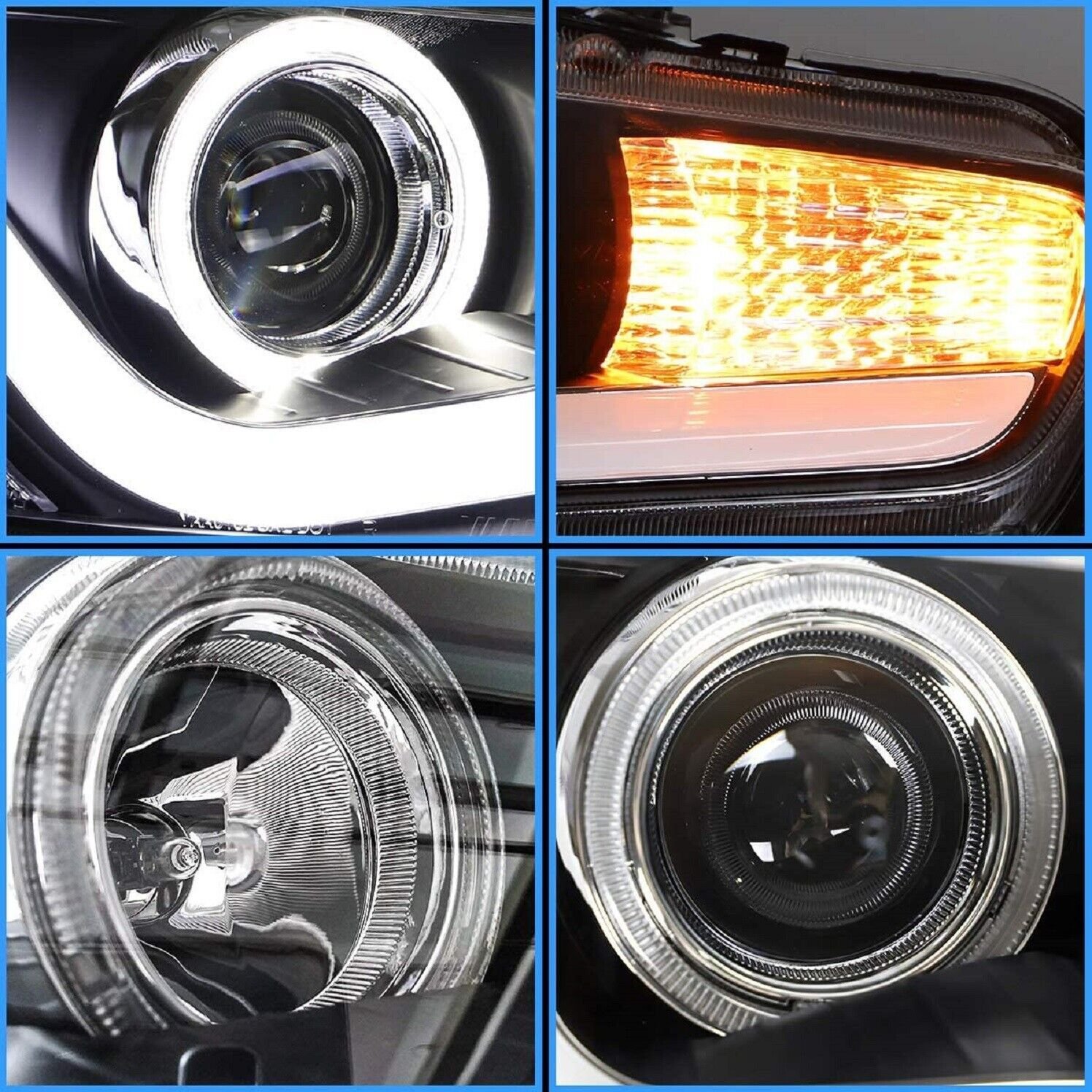 Headlights For Lancer CF CJ EVO X Sedan 2007 - 2018 - Image 5