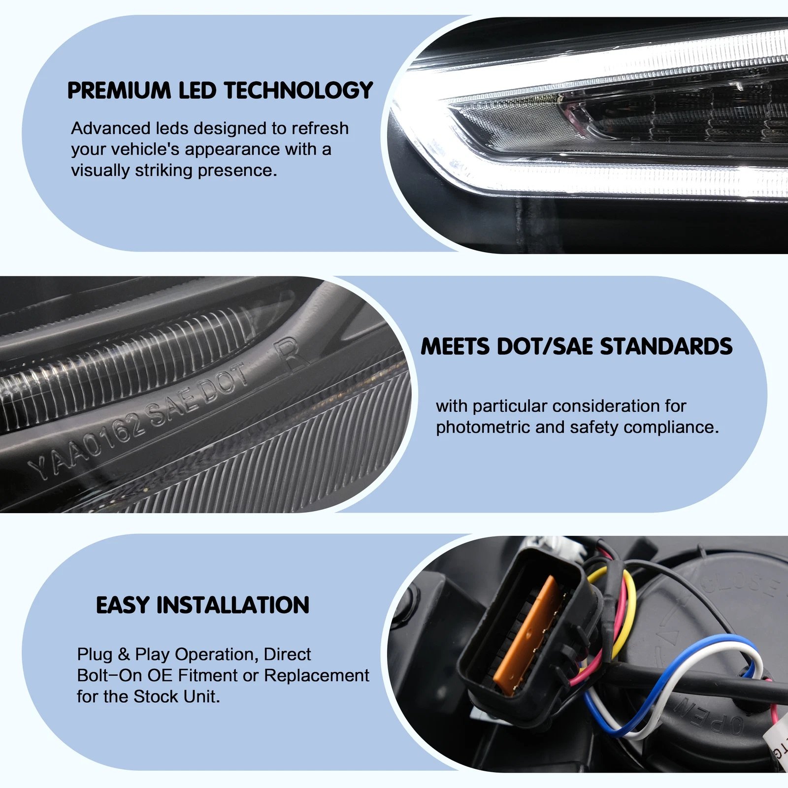 Headlights For Mitsubishi Lancer 2008 - 2017 Pair - Image 15