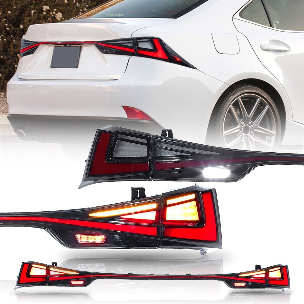 Tail Lights Pair For 2014-19 Lexus IS250 300h 350F Start-up & Sequential - Image 10