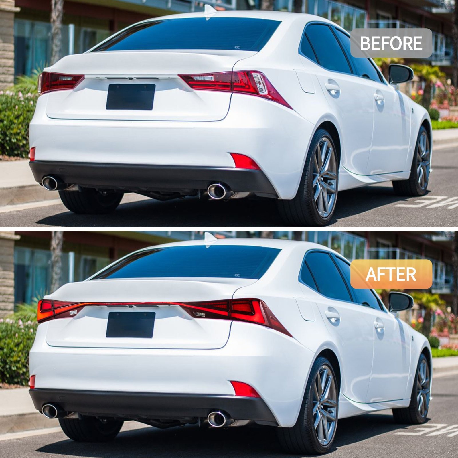 Tail Lights Pair For 2014-19 Lexus IS250 300h 350F Start-up & Sequential - Image 5