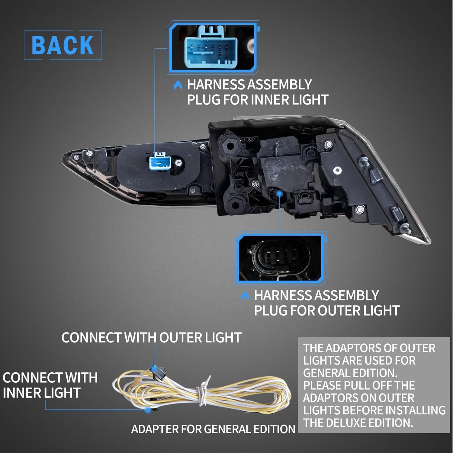 Tail Lights for Golf Volkswagen VW MK8 Hatchback With Sequential Turn Signals Pair - Image 12