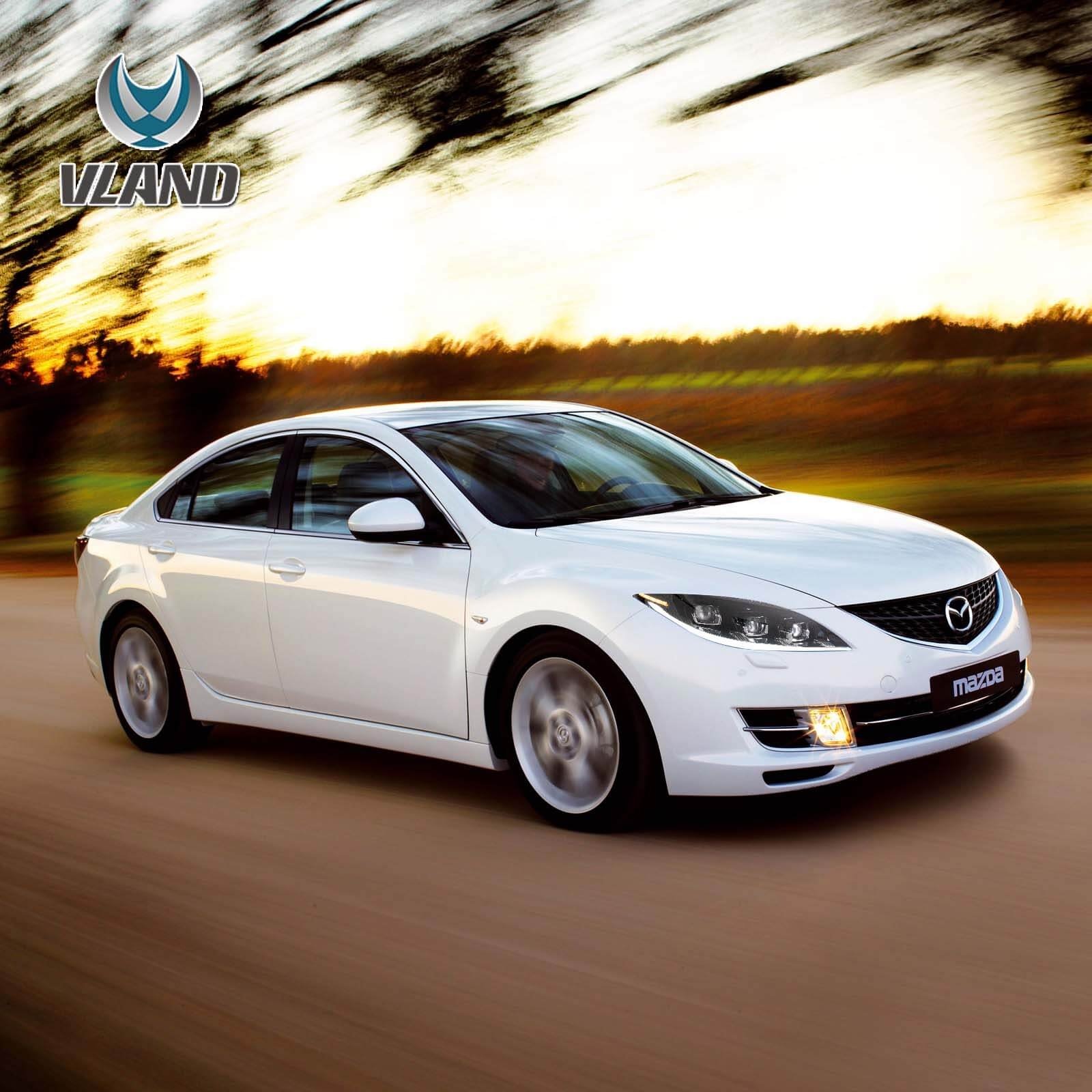 Projector Headlights For Mazda 6 2003 - 2008 Pair - Image 2