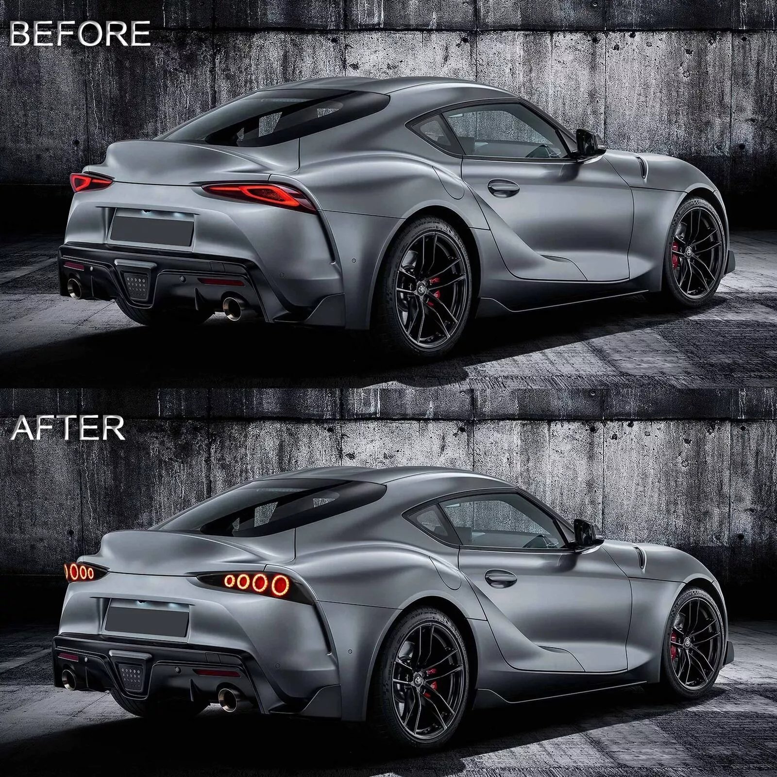 Taillights For 2018-24 Toyota GR Supra MK5 A90/A91 Pair - Image 17