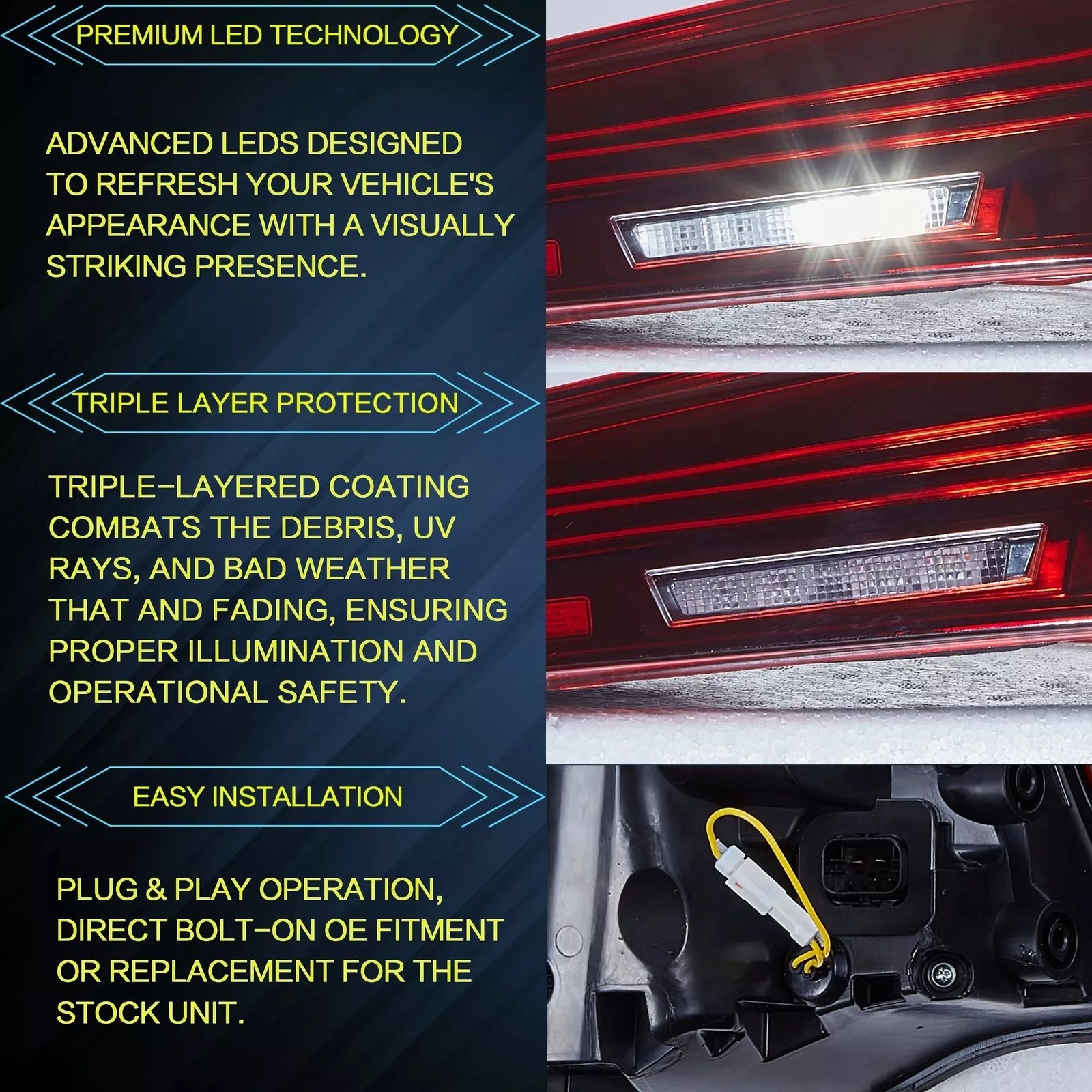 Tail Lights Pair For BMW 4 Series G22 G23 G26 G82 2020 - 2024 with Sequential - Image 7