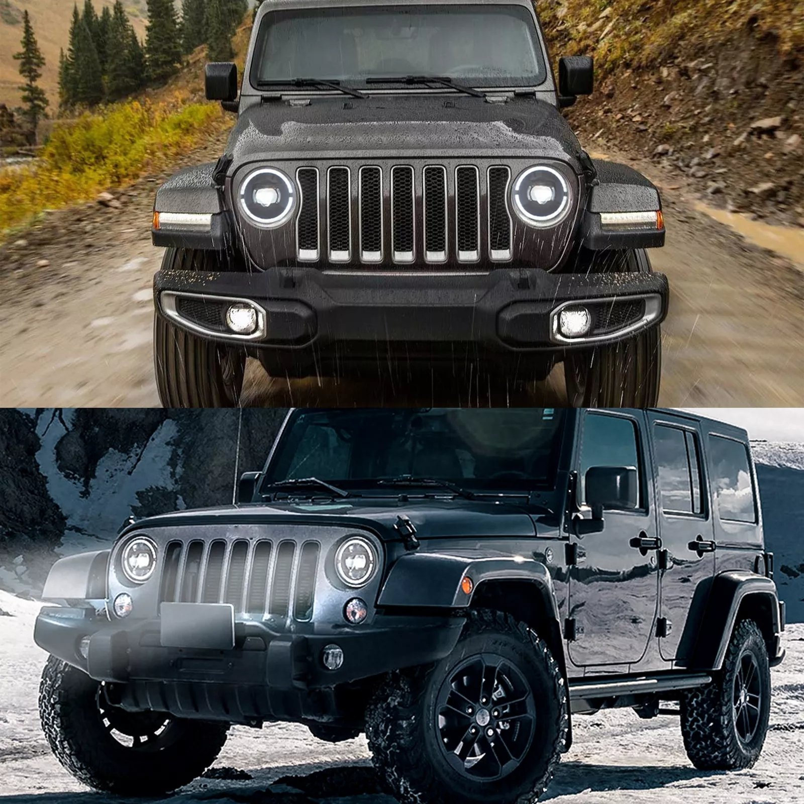 Headlights For 2018-2023 Jeep Wrangler JL JLU JT Rubicon Front Lamp - Image 6