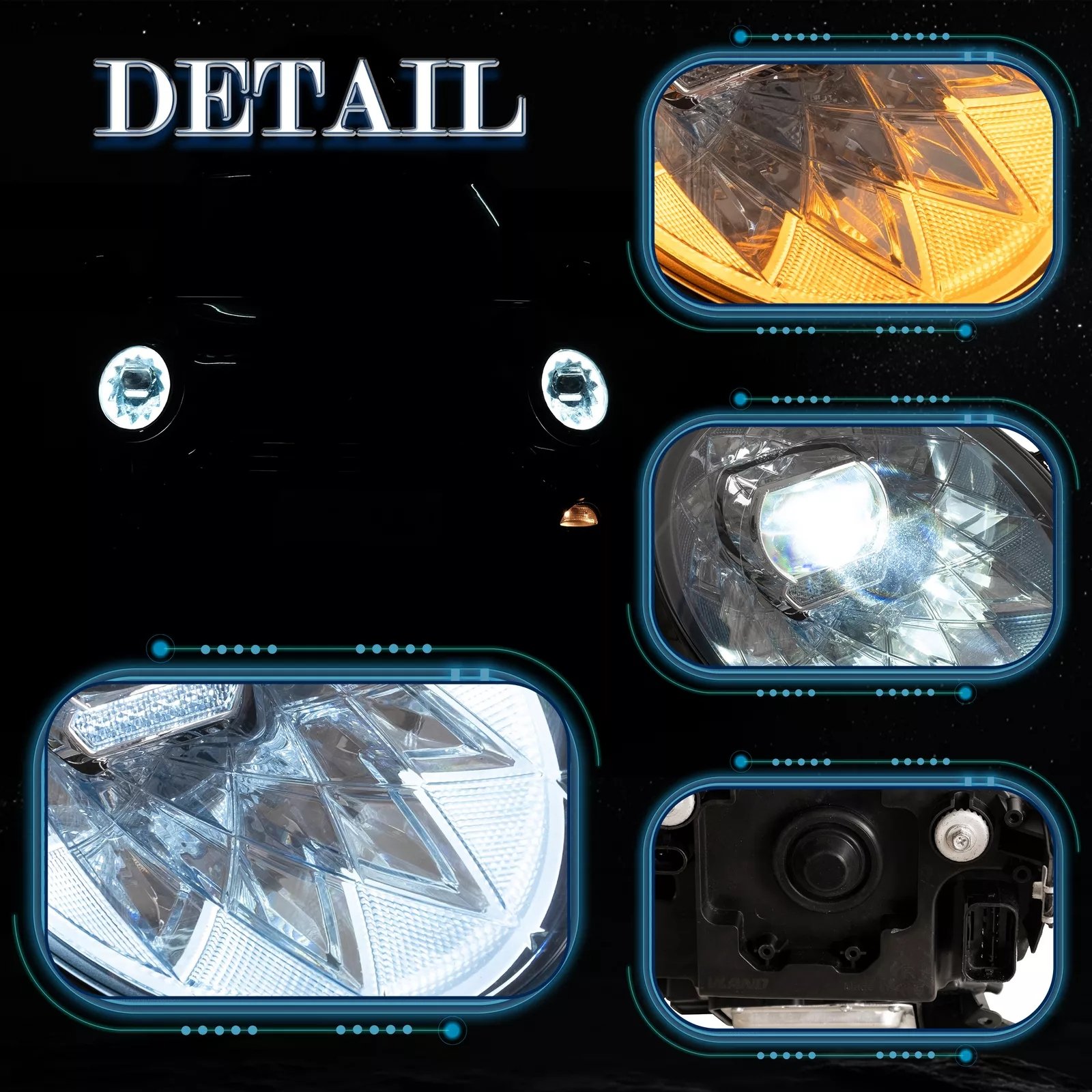 Headlights Pair For 2014-2018 BMW Mini Cooper F56 F55 F57 With Sequential Indicator - Image 3