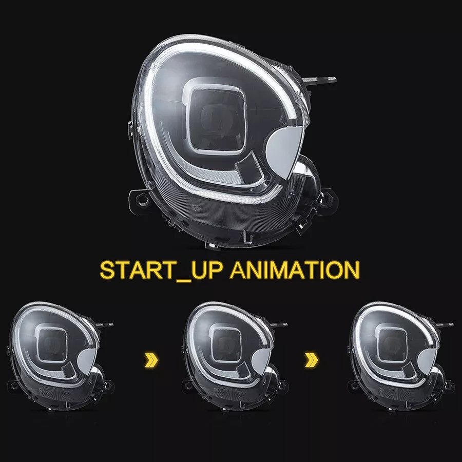 Headlights For 2010-16 Mini Cooper Countryman R60 Pair - Image 6