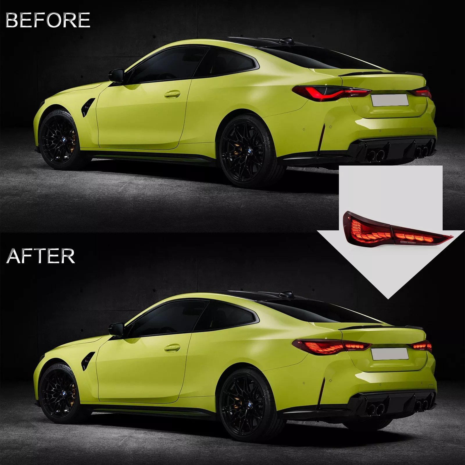 Tail Lights For BMW 4Series G22 G23 G26 G28 2020 - 2024 Pair - Image 3