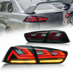 Tail Lights Pair For Mitsubishi Lancer 2008 - 2020 With Dynamic Animation
