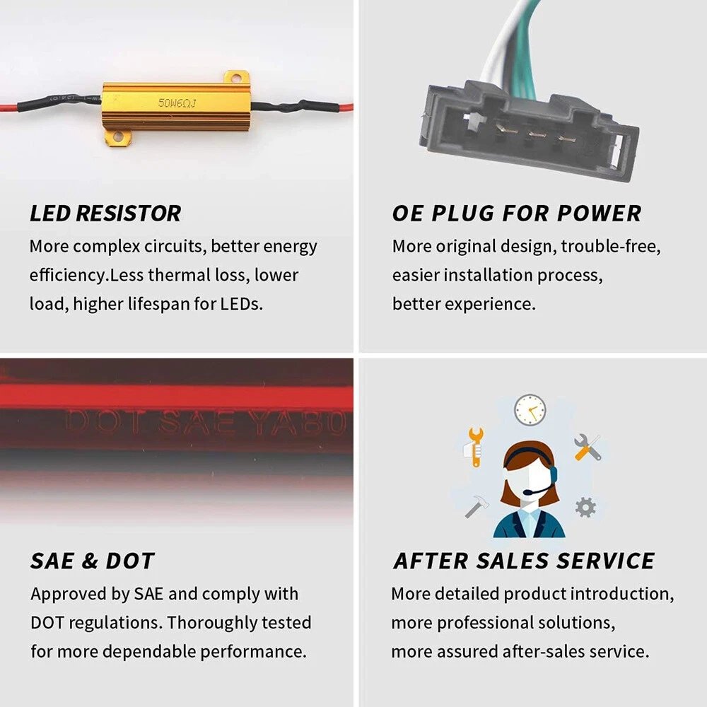 VLAND 2011-2014 Volkswagen Jetta VW MK6 Tail Lights With LED Sequential Pair - Image 8