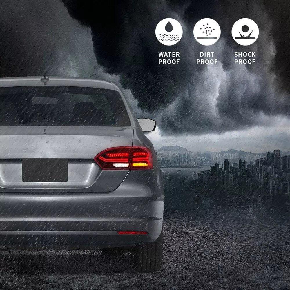 VLAND 2011-2014 Volkswagen Jetta VW MK6 Tail Lights With LED Sequential Pair - Image 10