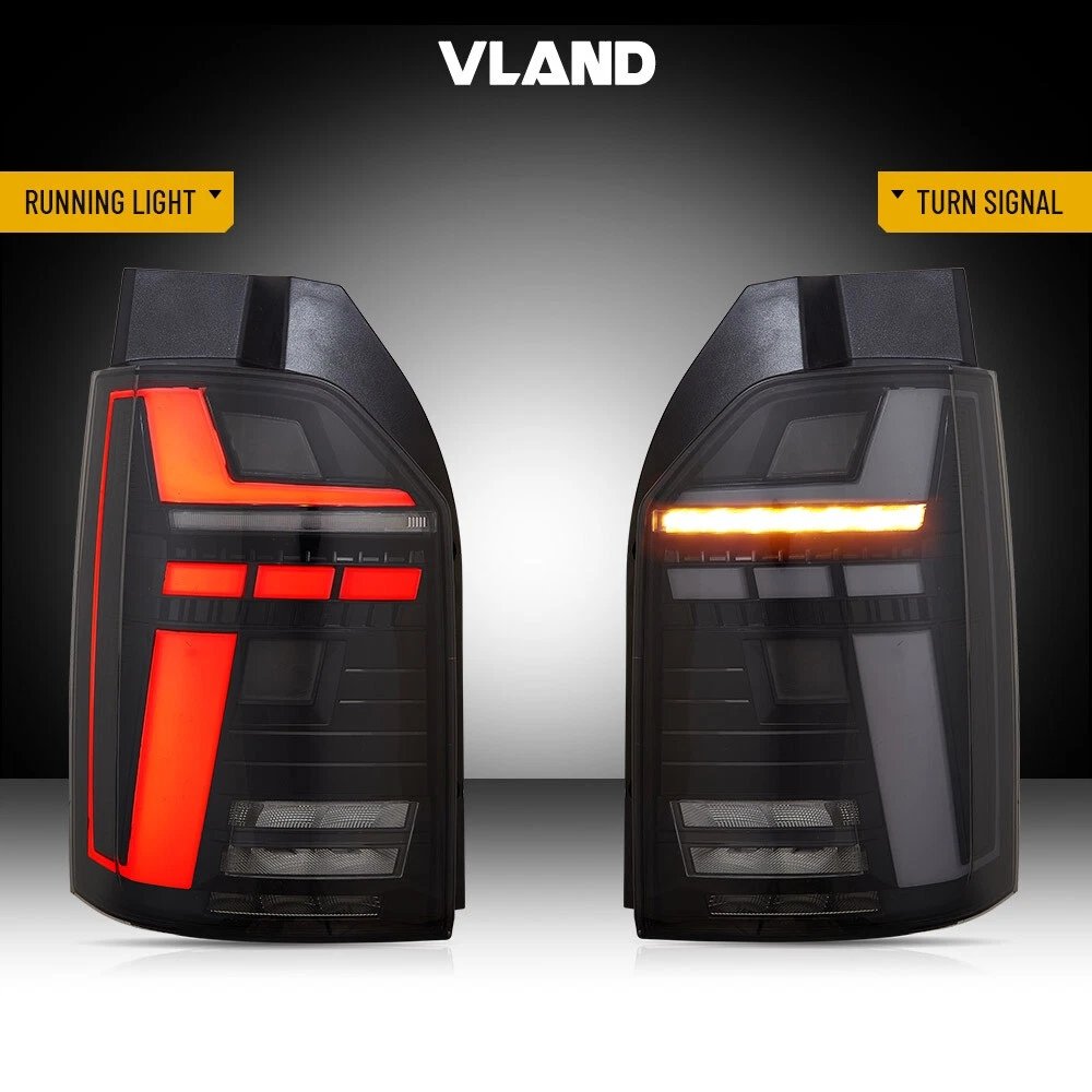 VLAND Pair Tail Light For Volkswagen 2016-2019 VW Transporter Multivan Caravelle T6 - Image 18
