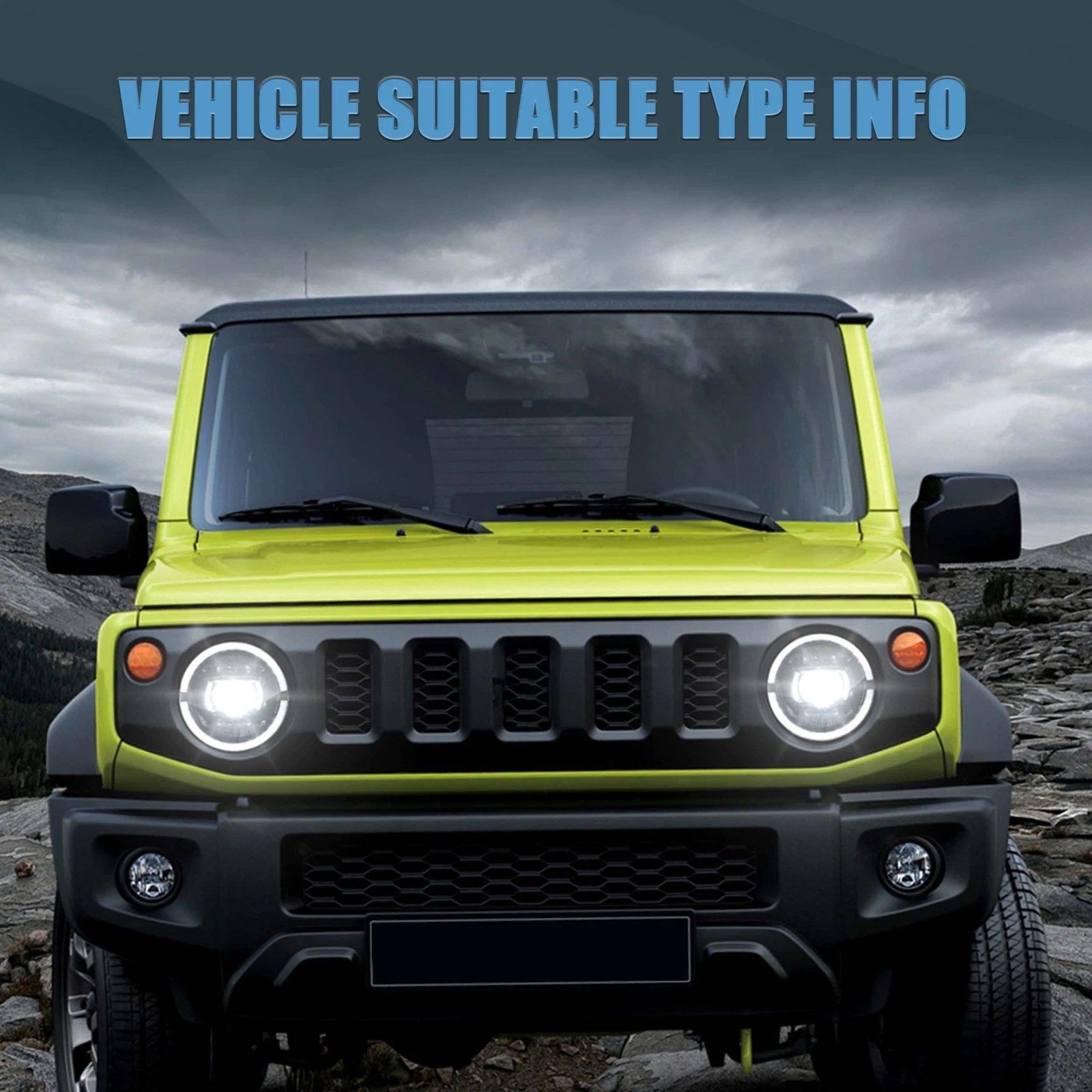 VLAND Headlights for 19-23 Suzuki Jimny Full LED Dual Beam Projector Upgrade Pair - Image 6