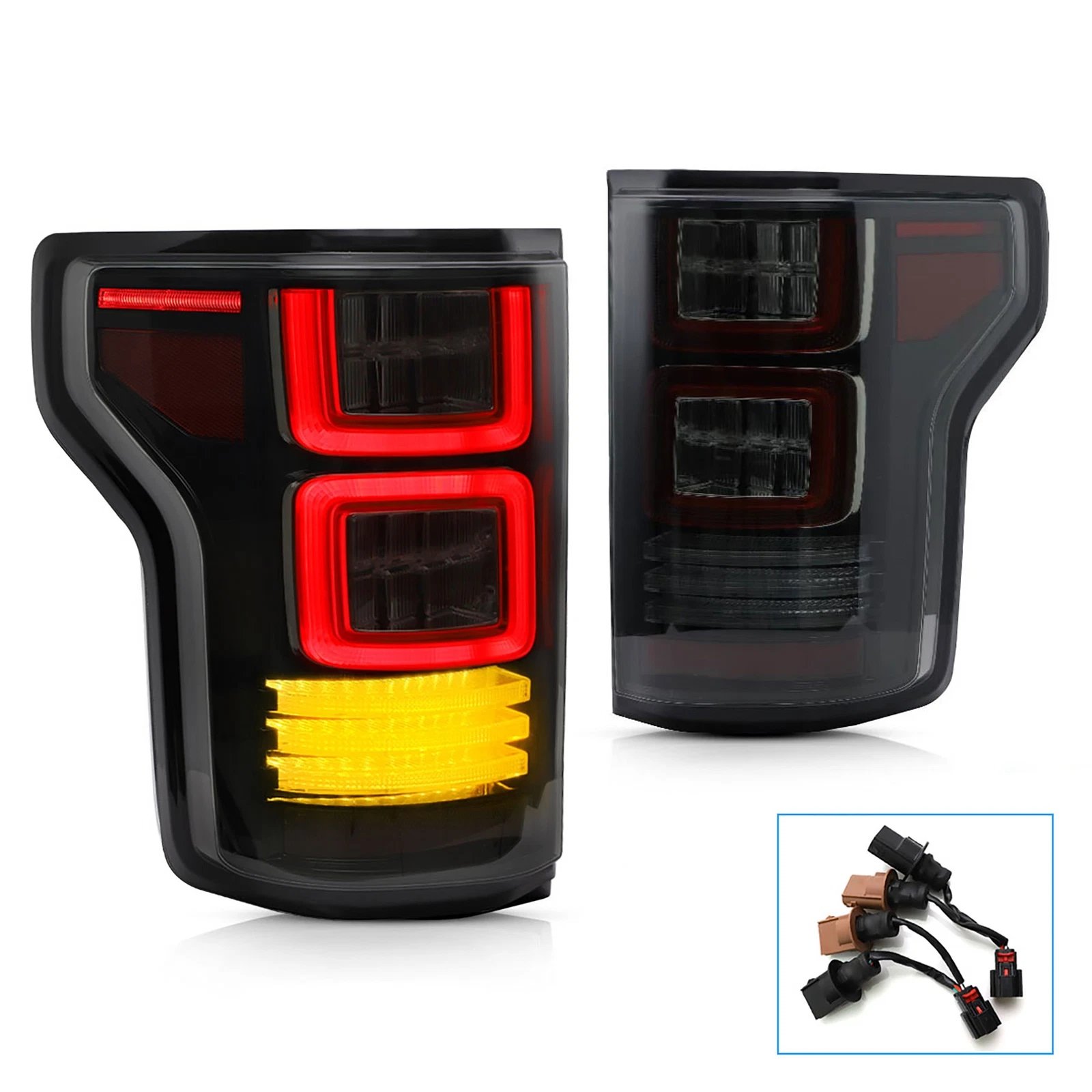 VLAND Tail Lights for Ford F150 15-20 13th Gen (P552) With Sequential Turn Signal Pair - Image 12
