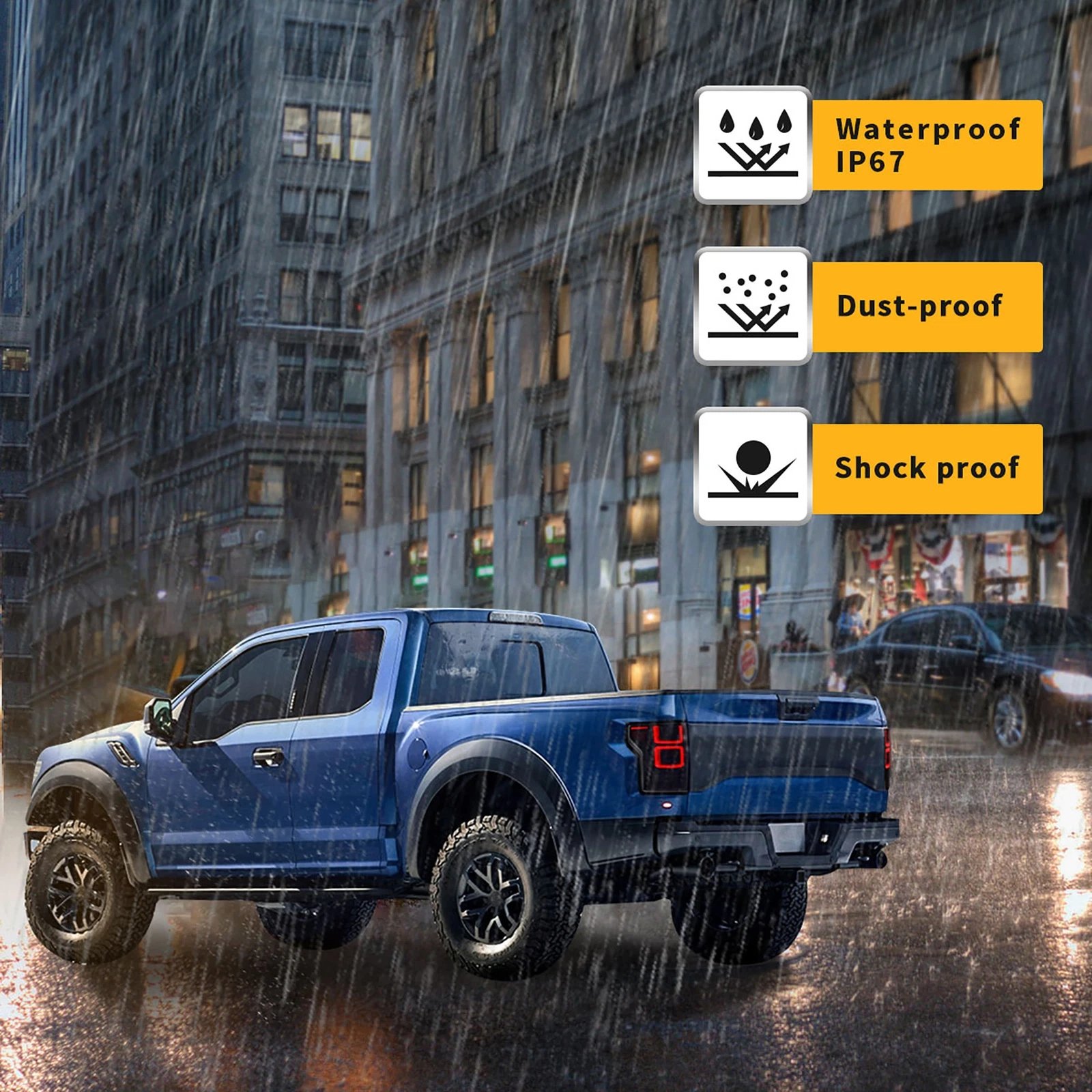 VLAND Tail Lights for Ford F150 15-20 13th Gen (P552) With Sequential Turn Signal Pair - Image 15