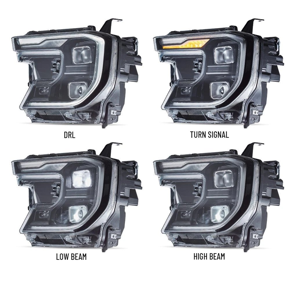 VLAND Full LED Headlights w/Sequential For Ford Ranger PX T9 2022-2025 Lamp Pair - Image 4
