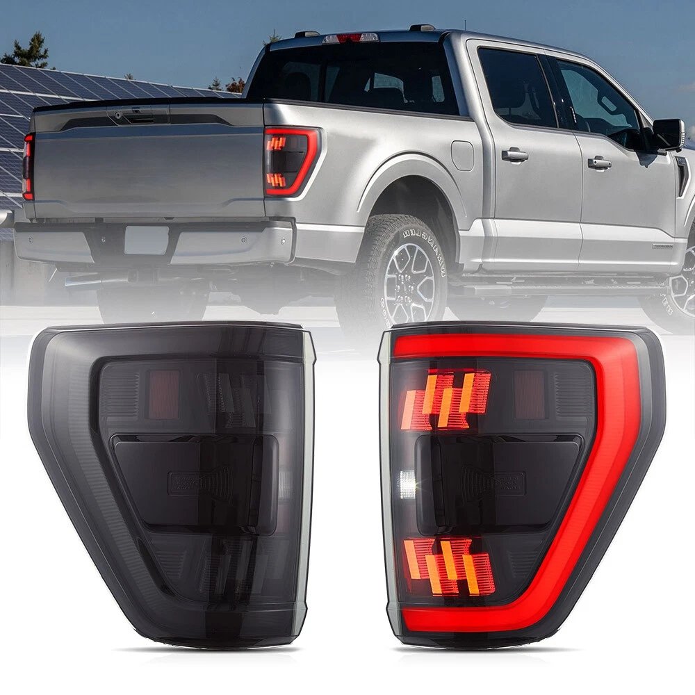 VLAND Pair Tail Lights for 21-24 Ford F150 - Image 9
