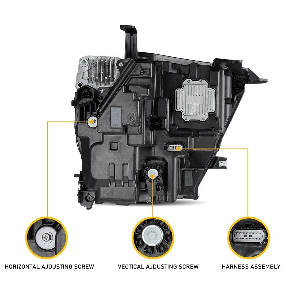 VLAND Full LED Headlights w/Sequential For Ford Ranger PX T9 2022-2025 Lamp Pair - Image 6