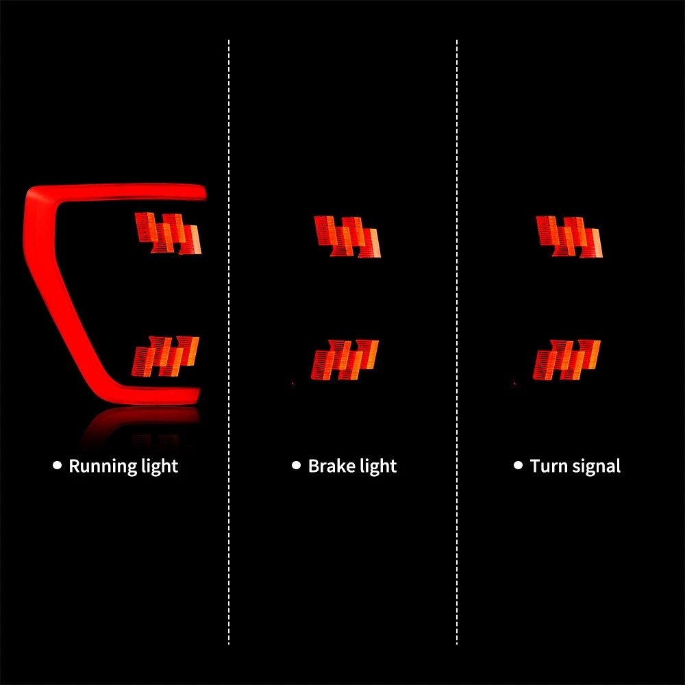 VLAND Pair Tail Lights for 21-24 Ford F150 - Image 15