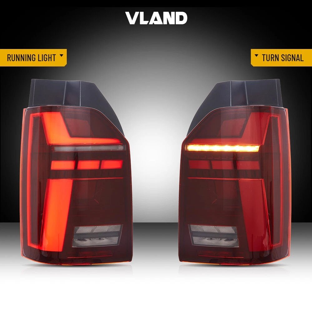 VLAND Pair Tail Light For Volkswagen 2016-2019 VW Transporter Multivan Caravelle T6 - Image 6