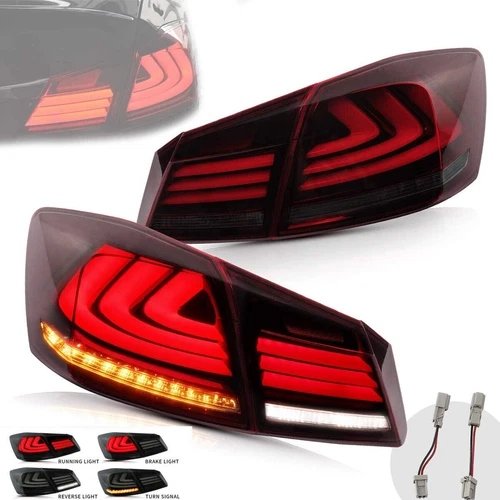 VLAND LED Tail Lights for 13-17 Honda Accord 9th Gen Sedan Pair - Image 17