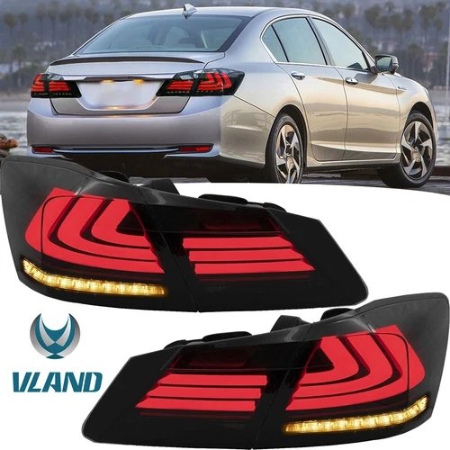 VLAND LED Tail Lights for 13-17 Honda Accord 9th Gen Sedan Pair