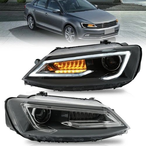 VLAND LED Headlights For Volkswagen 2011-2018 VW Jetta MK6 Pair