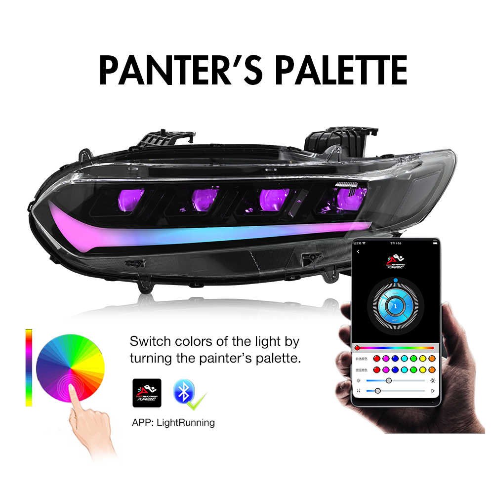 Headlights for Honda Accord 10th Gen Sedan 2018 -2022 - Image 4