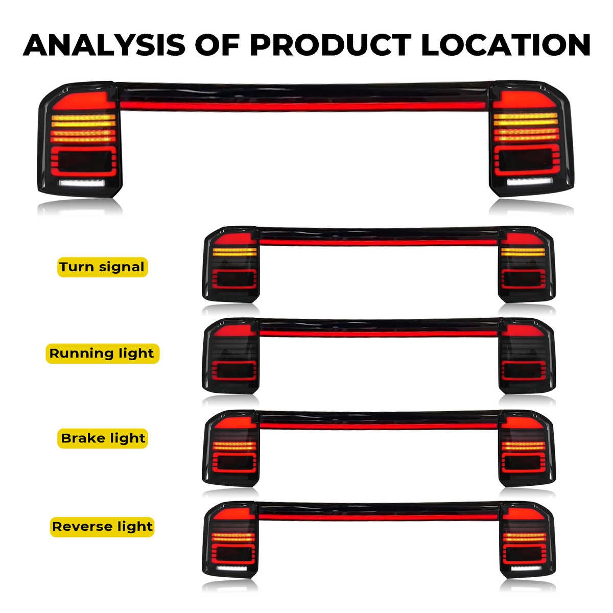 Tail lights for Toyota Prado LC250 2024 2025 - Image 4