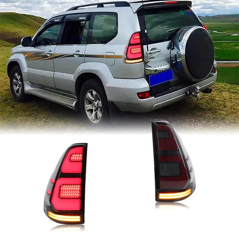 Smoked Tail Lights for Toyota Land Cruiser Prado 2003-2009