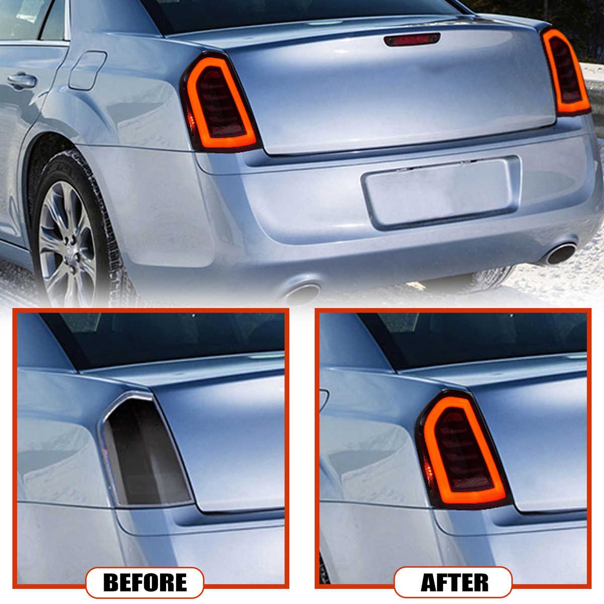 Tail lights For Chrysler 300 2011-2014 Plug-and-Play - Image 2