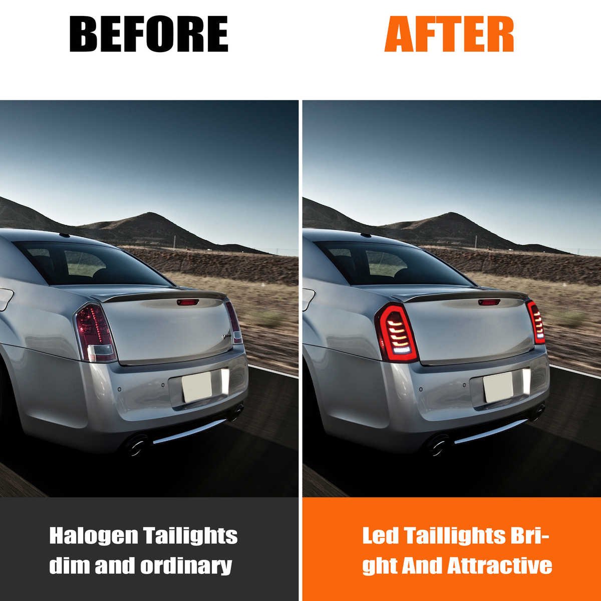 Tail lights For Chrysler 300 2011-2014 Plug-and-Play - Image 3
