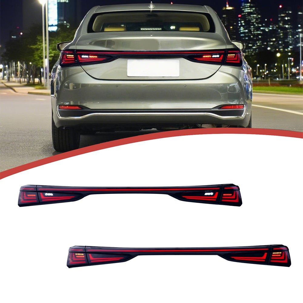 Smoked Tail Lights for Lexus ES350 ES200 ES250 ES300h 2018-2023 Start-up Animation DRL - Image 2