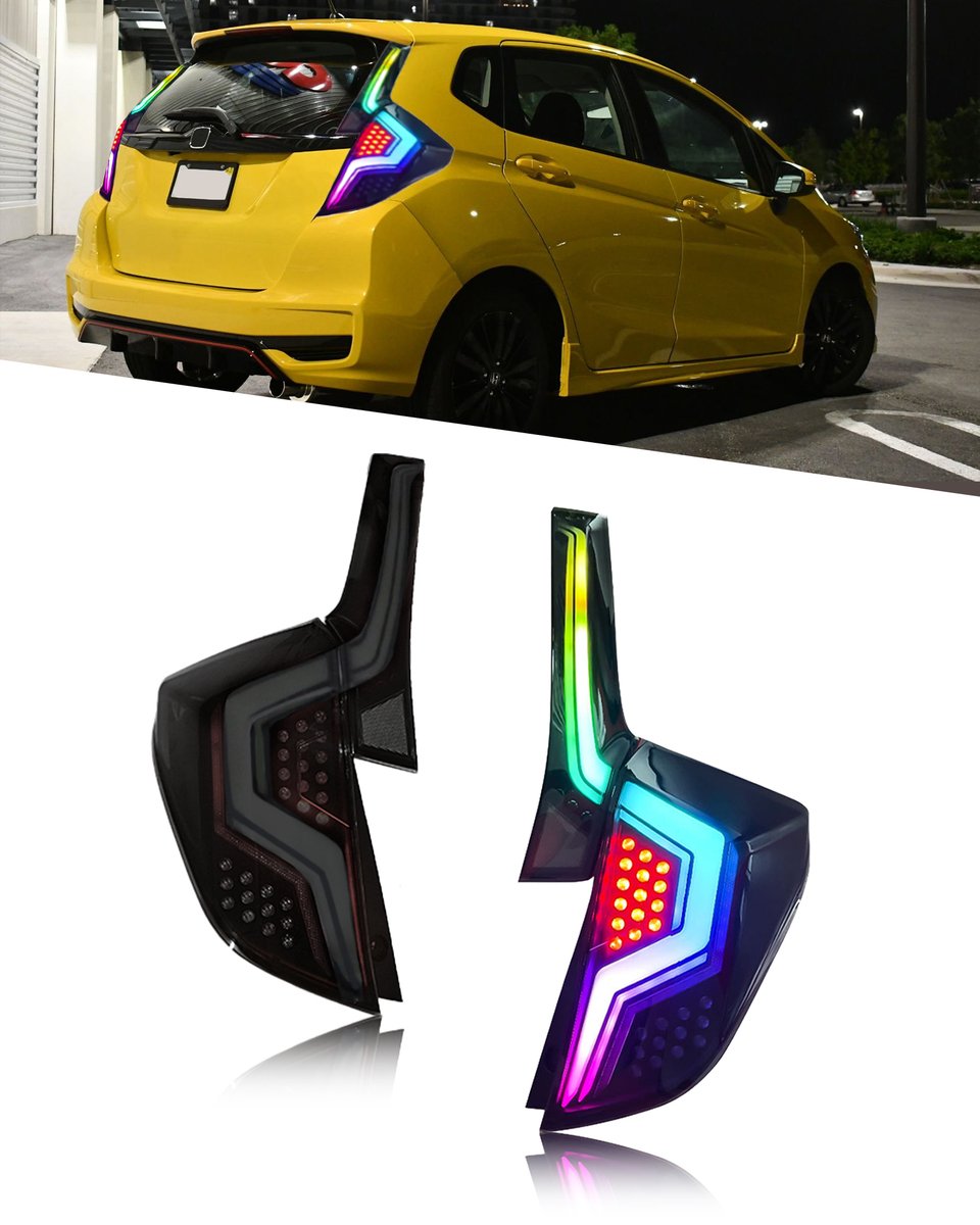 Tail Lights for Honda Fit Jazz 2014 - 2018 - Image 11