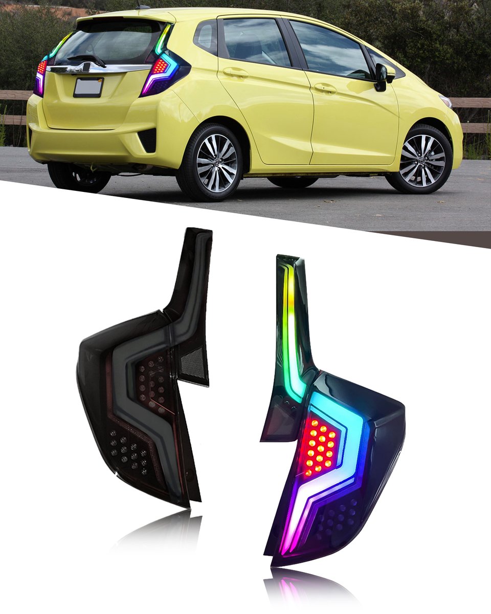 Tail Lights for Honda Fit Jazz 2014 - 2018 - Image 10