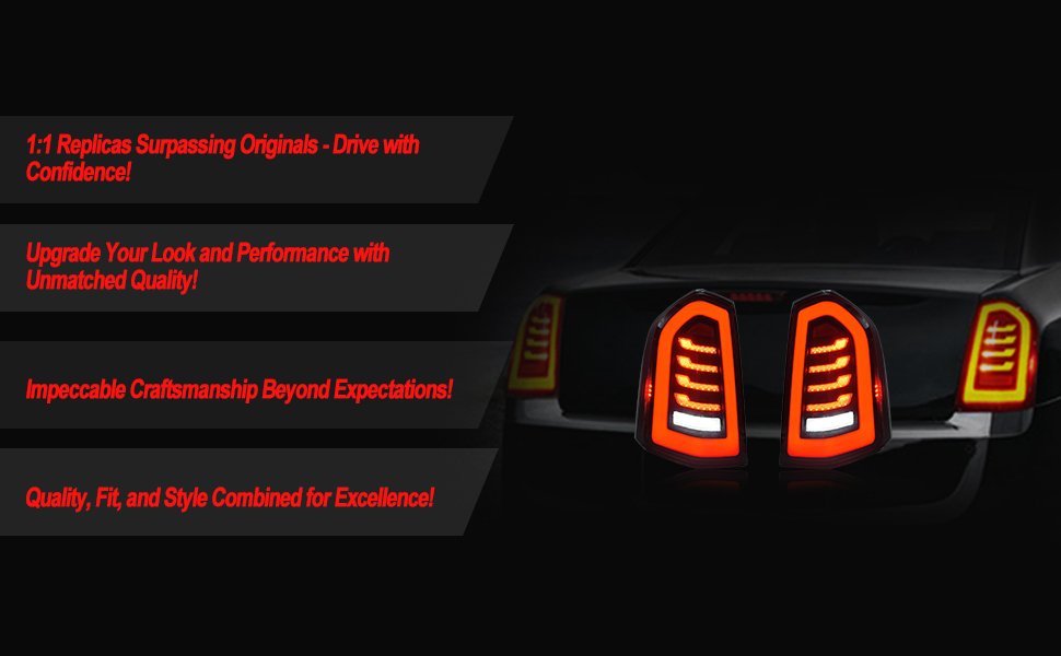 Tail lights For Chrysler 300 2011-2014 Plug-and-Play - Image 12