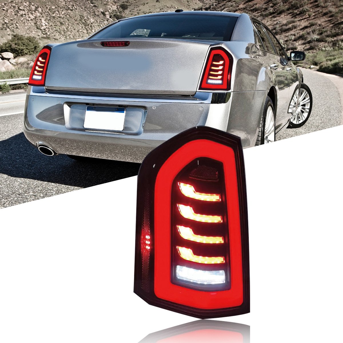 Tail lights For Chrysler 300 2011-2014 Plug-and-Play - Image 7