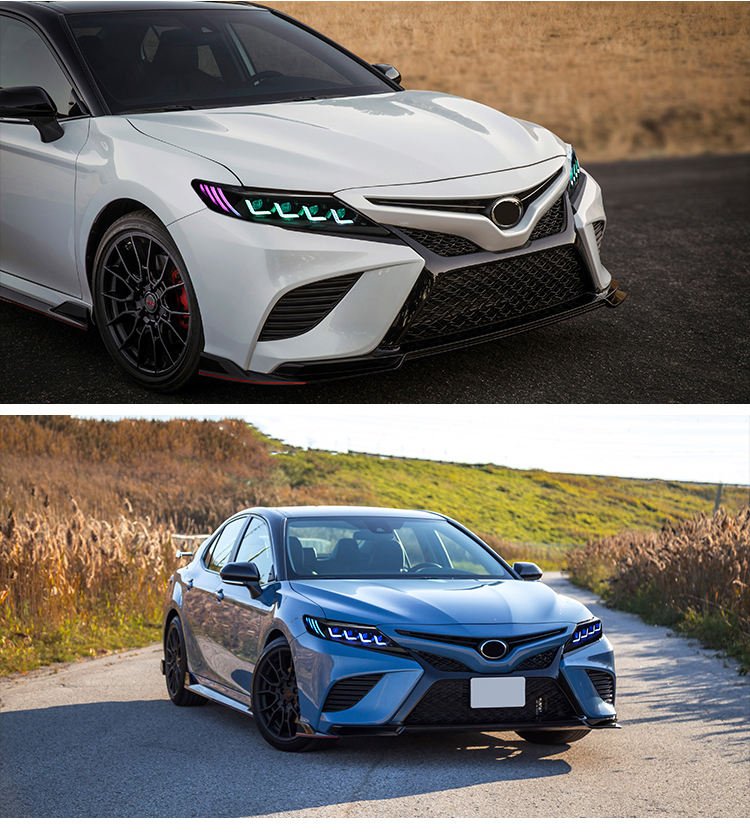 RGB Headlights for Toyota Camry 2018- 2024 with Animation Start-up Headlight - Image 9
