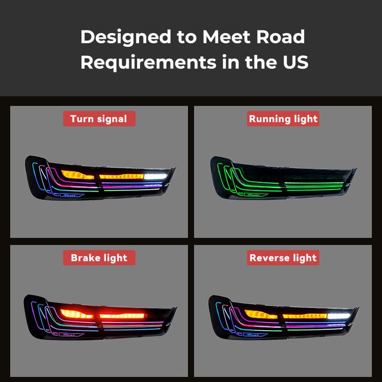 RGB Laser Tail lights for BMW 3 Series G20 G28 320i 325i 330i 2020-2024 - Image 6